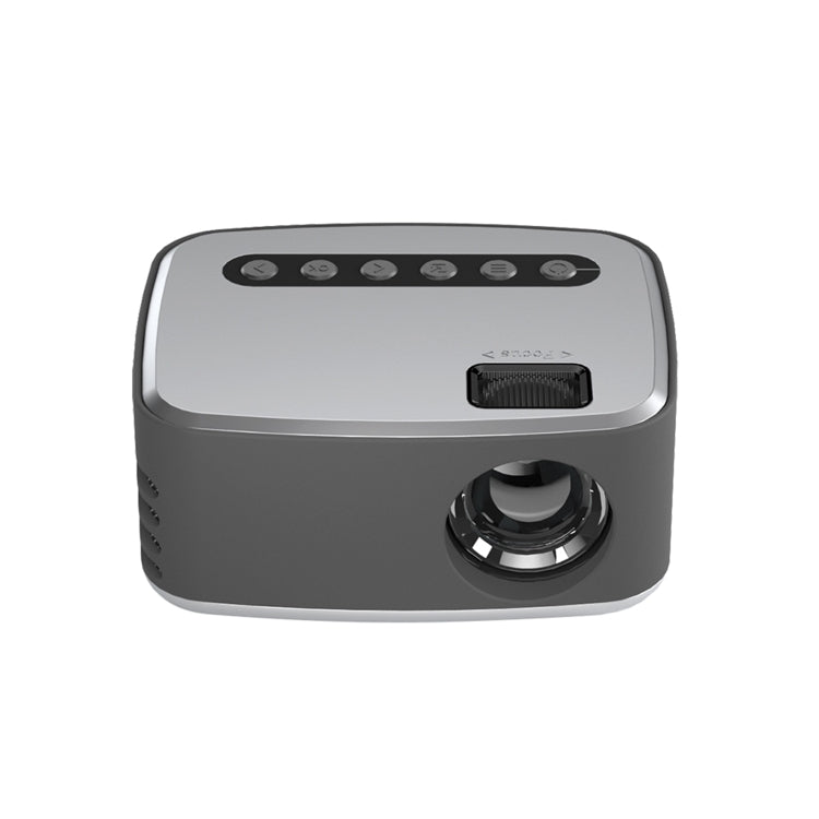 T20 320x240 400 Lumens Basic Version Portable Home Theater LED HD Digital Projector, Plug Type:EU Plug(Silver) - LED Projector by PMC Jewellery | Online Shopping South Africa | PMC Jewellery | Buy Now Pay Later Mobicred