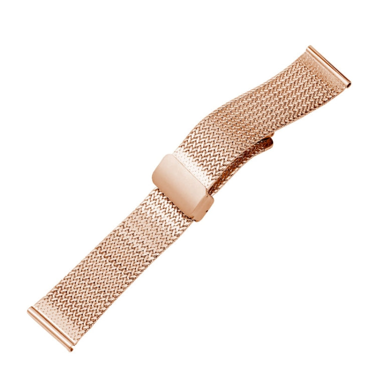 For Apple Watch Ultra 2 49mm Magnetic Buckle Herringbone Mesh Metal Watch Band(Rose Gold) - free shipping - PMC TechLife - Order now!