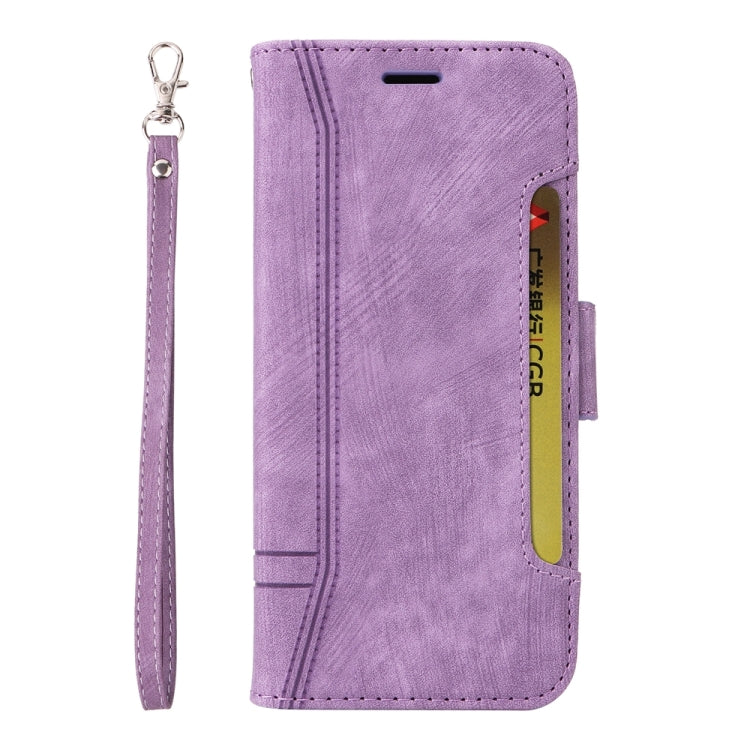 For iPhone 16 Plus BETOPNICE Dual-side Buckle Leather Phone Case(Purple) - iPhone 16 Plus Cases by BETOPNICE | Online Shopping South Africa | PMC Jewellery | Buy Now Pay Later Mobicred