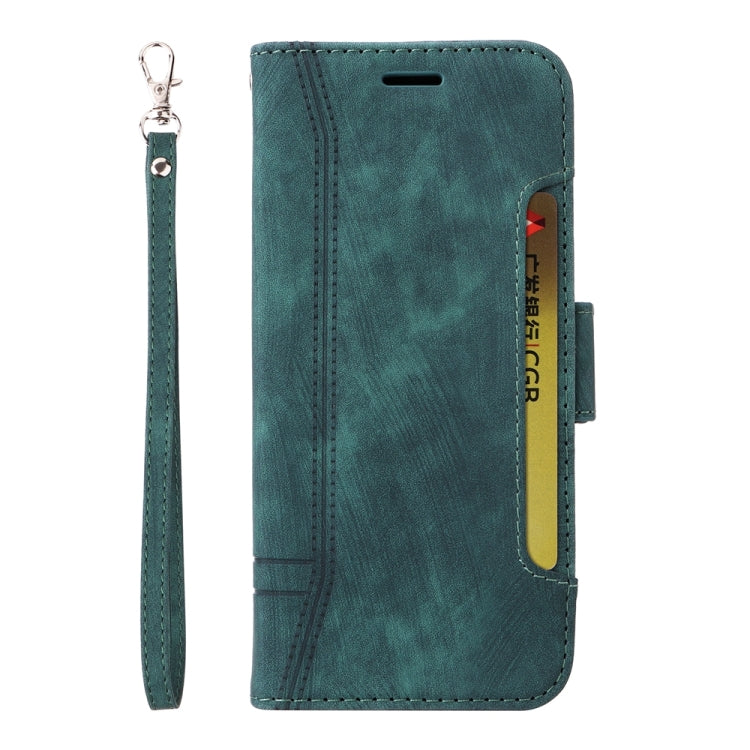 For iPhone 16 BETOPNICE Dual-side Buckle Leather Phone Case(Green) - iPhone 16 Cases by BETOPNICE | Online Shopping South Africa | PMC Jewellery | Buy Now Pay Later Mobicred