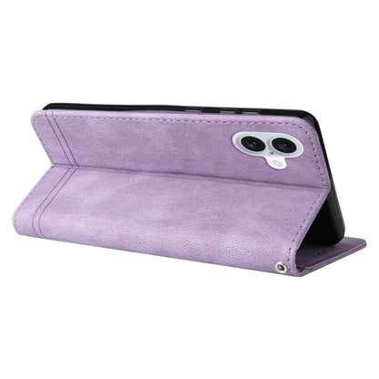 For iPhone 16 Plus Skin Feel Life Tree Leather Phone Case(Purple) - iPhone 16 Plus Cases by PMC Jewellery | Online Shopping South Africa | PMC Jewellery | Buy Now Pay Later Mobicred