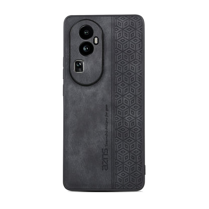 For OPPO Reno10 Pro+ AZNS 3D Embossed Skin Feel Phone Case(Black) - OPPO Cases by AZNS | Online Shopping South Africa | PMC Jewellery