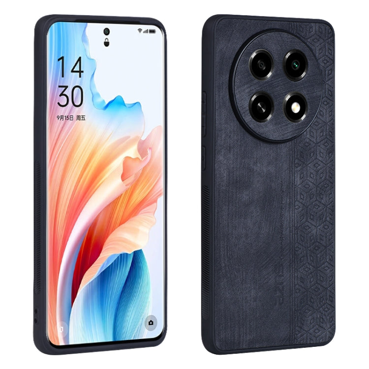 For OPPO A2 Pro 5G AZNS 3D Embossed Skin Feel Phone Case(Black) - A2 Pro Cases by AZNS | Online Shopping South Africa | PMC Jewellery | Buy Now Pay Later Mobicred