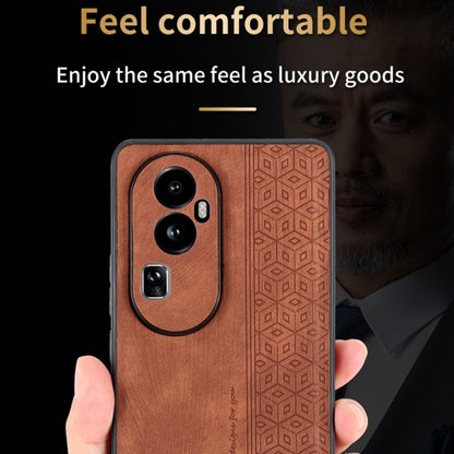 For OPPO Reno10 Pro+ AZNS 3D Embossed Skin Feel Phone Case(Black) - OPPO Cases by AZNS | Online Shopping South Africa | PMC Jewellery