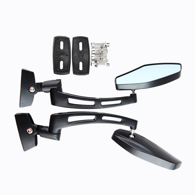 1Pair SF-062 Motorcycle Modified Rearview Mirror Reflective Mirror(Plating Silver) - Side Mirrors by PMC Jewellery | Online Shopping South Africa | PMC Jewellery | Buy Now Pay Later Mobicred