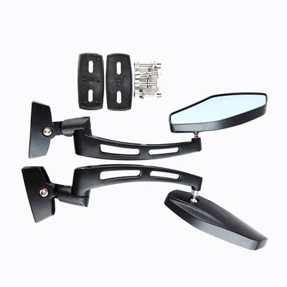 1Pair SF-062 Motorcycle Modified Rearview Mirror Reflective Mirror(Plating Silver) - Side Mirrors by PMC Jewellery | Online Shopping South Africa | PMC Jewellery | Buy Now Pay Later Mobicred