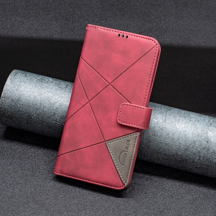 For iPhone 16 Magnetic Buckle Rhombus Texture Leather Phone Case(Red) - iPhone 16 Cases by PMC Jewellery | Online Shopping South Africa | PMC Jewellery | Buy Now Pay Later Mobicred