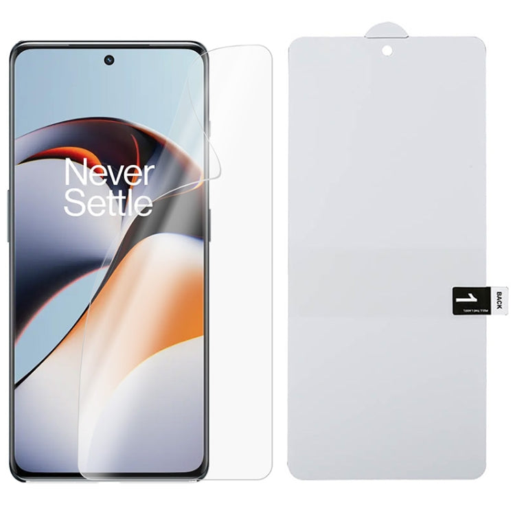 For OnePlus 12R Full Screen Protector Explosion-proof Hydrogel Film - OnePlus Tempered Glass by PMC TechLife | Online Shopping South Africa | PMC TechLife