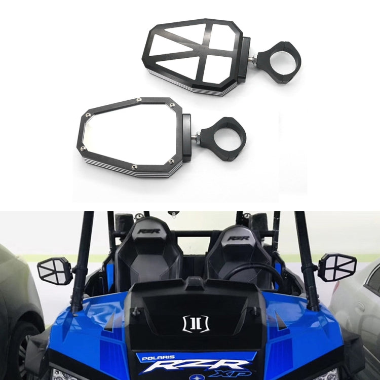 UTV-11 ATV / UTV Offroad Vehicle Rearview Mirror Side Mirror, Tube Diameter:1.75 inch(Black) - Side Mirrors by PMC Jewellery | Online Shopping South Africa | PMC Jewellery | Buy Now Pay Later Mobicred