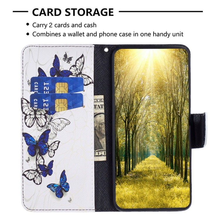 For iPhone 16 Plus Colored Drawing Pattern Flip Leather Phone Case(Butterflies) - iPhone 16 Plus Cases by PMC TechLife | Online Shopping South Africa | PMC TechLife | Buy Now Pay Later Mobicred