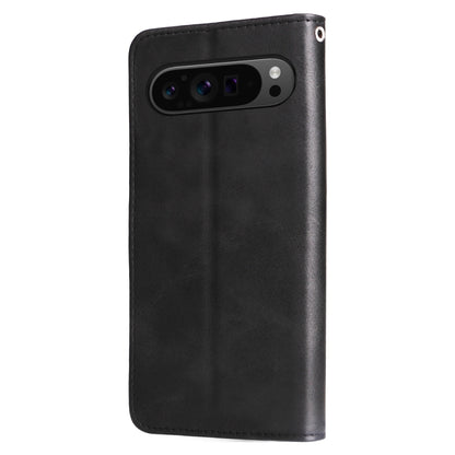 For Google Pixel 9 Pro Fashion Calf Texture Zipper Leather Phone Case(Black) - Google Cases by PMC Jewellery | Online Shopping South Africa | PMC Jewellery | Buy Now Pay Later Mobicred