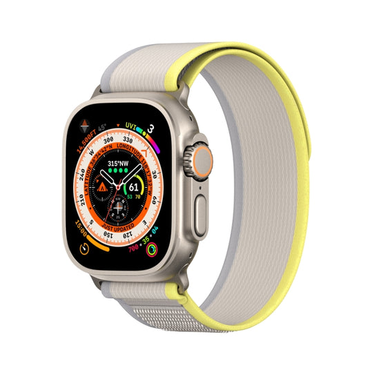 For Apple Watch 42mm DUX DUCIS YJ Series Nylon Watch Band(Yellow) - Watch Bands by DUX DUCIS | Online Shopping South Africa | PMC Jewellery | Buy Now Pay Later Mobicred