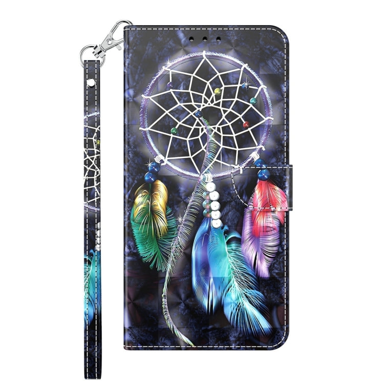 For Google Pixel 9 3D Painted Pattern Leather Phone Case(Colorful Dreamcatcher) - Google Cases by PMC Jewellery | Online Shopping South Africa | PMC Jewellery | Buy Now Pay Later Mobicred