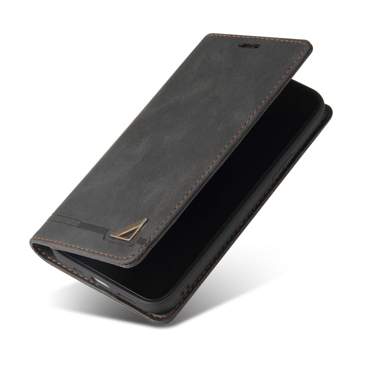 For Xiaomi Redmi Note 13 5G Skin Feel Anti-theft Brush Horizontal Flip Leather Case with Holder(Black) - Note 13 Cases by PMC TechLife | Online Shopping South Africa | PMC TechLife | Buy Now Pay Later Mobicred