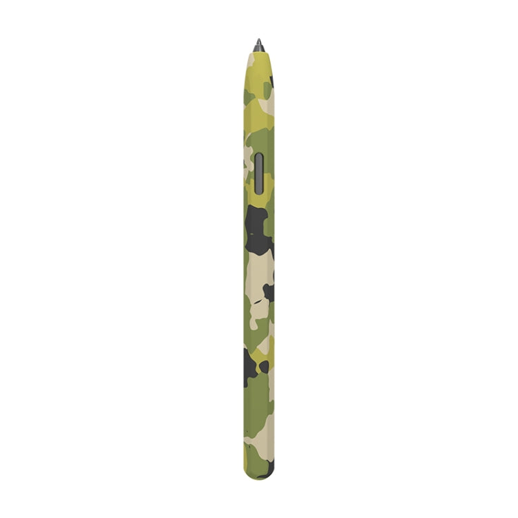 For Samsung Galaxy Tab S6 Lite LOVE MEI Camouflage Silicone Protective Pen Case(Green) - Pencil Accessories by LOVE MEI | Online Shopping South Africa | PMC Jewellery