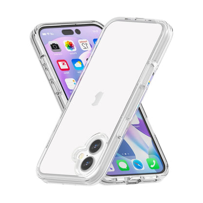 For iPhone 16 Plus Shockproof Terminator Transparent Phone Case(Transparent) - iPhone 16 Plus Cases by PMC Jewellery | Online Shopping South Africa | PMC Jewellery | Buy Now Pay Later Mobicred