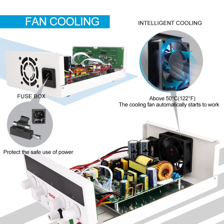 GVDA SPS-H3010 30V-10A Adjustable Voltage Regulator, Specification:US Plug(Black) - free shipping - PMC TechLife - Order now!