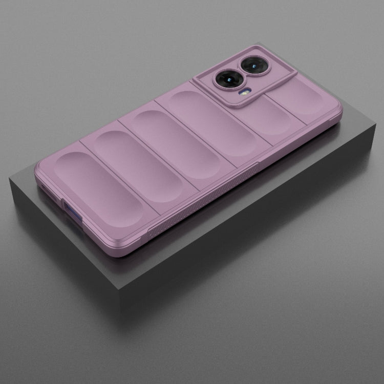 For Motorola Moto G85 5G Global Magic Shield TPU + Flannel Phone Case(Purple) - free shipping - PMC TechLife - Order now!
