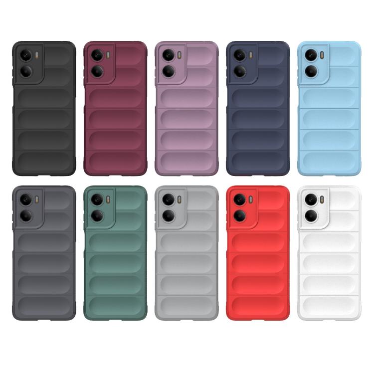 For Motorola Moto G05 4G / E15 Magic Shield TPU + Flannel Phone Case(Light Blue) - free shipping - PMC TechLife - Order now!