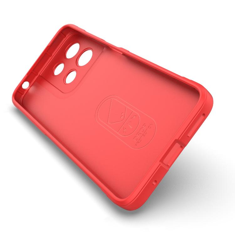 For Motorola Moto G15 4G Global Magic Shield TPU + Flannel Phone Case(Red) - free shipping - PMC TechLife - Order now!