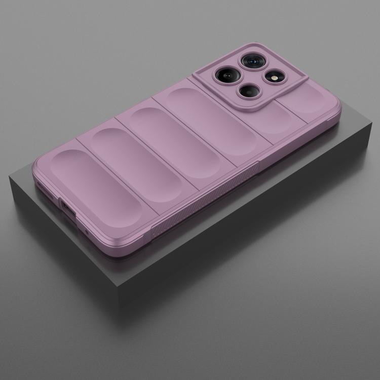 For Motorola Moto G15 4G Global Magic Shield TPU + Flannel Phone Case(Purple) - free shipping - PMC TechLife - Order now!