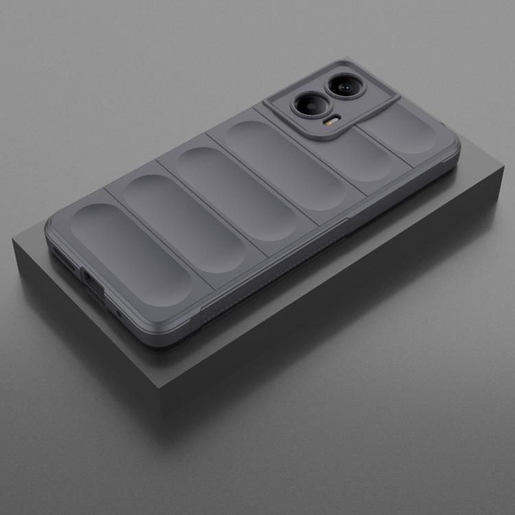 For Motorola Moto G24 4G Global Magic Shield TPU + Flannel Phone Case(Dark Grey) - free shipping - PMC TechLife - Order now!