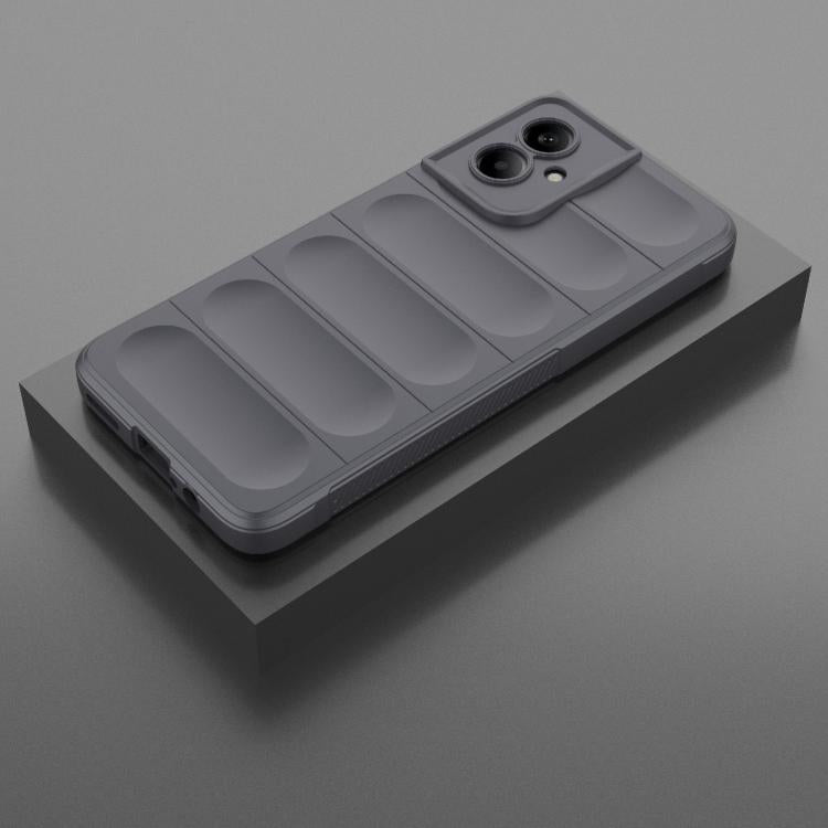 For Motorola Moto G55 5G Global Magic Shield TPU + Flannel Phone Case(Dark Grey) - free shipping - PMC TechLife - Order now!