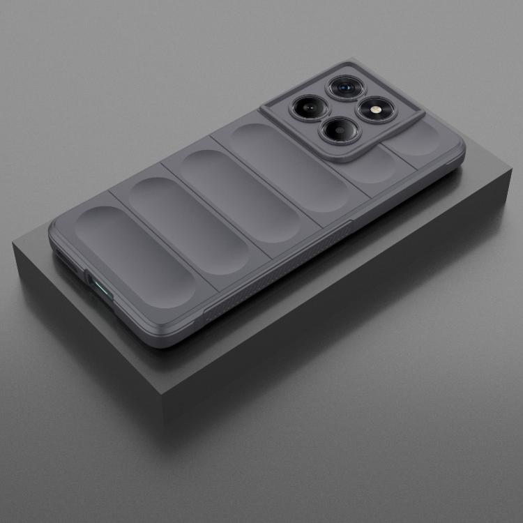 For Motorola Edge 60 Fusion 5G Global Magic Shield TPU + Flannel Phone Case(Dark Grey) - free shipping - PMC TechLife - Order now!