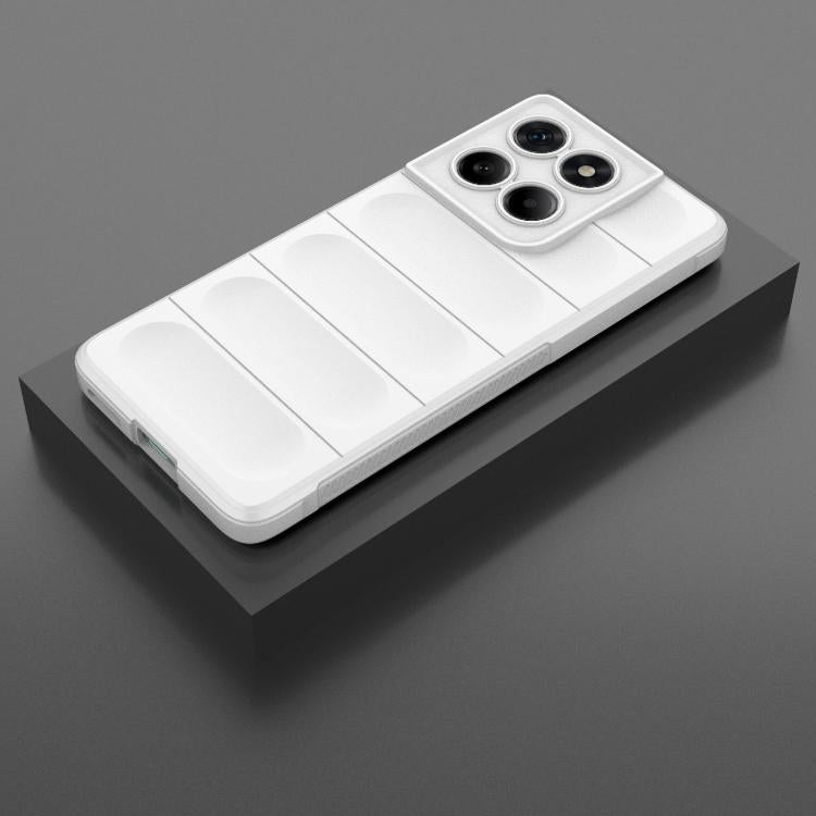 For Motorola Edge 60 Fusion 5G Global Magic Shield TPU + Flannel Phone Case(White) - free shipping - PMC TechLife - Order now!