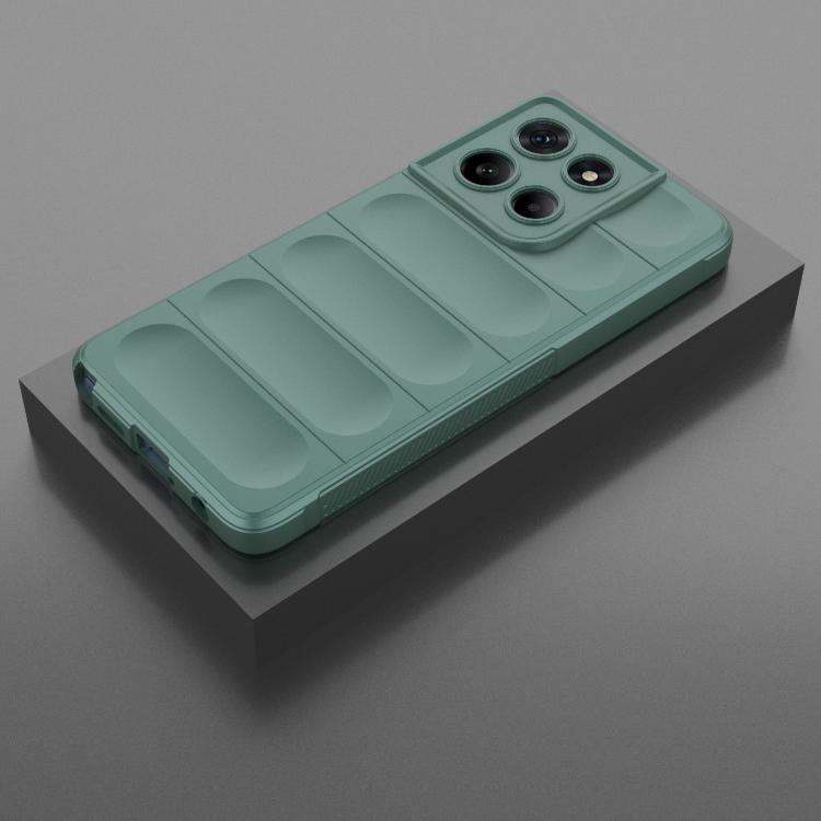 For Motorola Edge 60 Stylus 5G Global Magic Shield TPU + Flannel Phone Case(Dark Green) - free shipping - PMC TechLife - Order now!