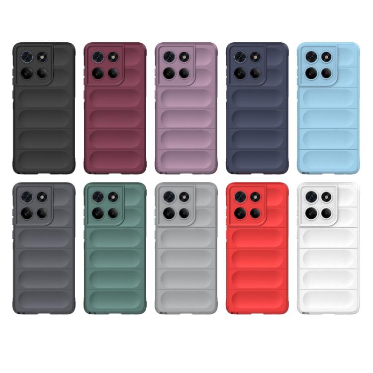 For Motorola Edge 60 Stylus 5G Global Magic Shield TPU + Flannel Phone Case(White) - free shipping - PMC TechLife - Order now!