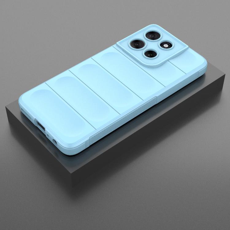 For Motorola Moto G56 5G Magic Shield TPU + Flannel Phone Case(Light Blue) - free shipping - PMC TechLife - Order now!