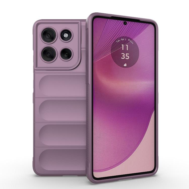 For Motorola Moto G86 5G Magic Shield TPU + Flannel Phone Case(Purple) - free shipping - PMC TechLife - Order now!