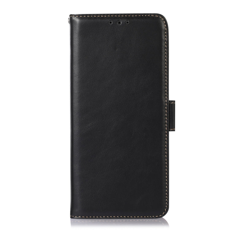 For OnePlus Nord 13 Magnetic Crazy Horse Texture Genuine Leather RFID Phone Case(Black) - OnePlus Cases by PMC TechLife | Online Shopping South Africa | PMC TechLife | Buy Now Pay Later Mobicred
