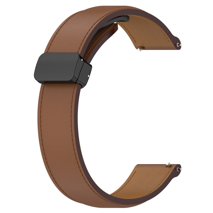 For Huawei Watch 4 / Watch 4 Pro Folding Buckle Genuine Leather Watch Band(Brown) - free shipping - PMc TechLife - Order now!