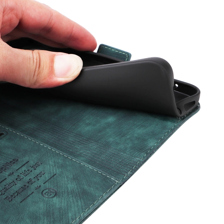 For OPPO Reno11 5G Global BETOPNICE Dual-side Buckle Leather Phone Case(Green) - OPPO Cases by BETOPNICE | Online Shopping South Africa | PMC Jewellery | Buy Now Pay Later Mobicred