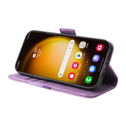 For Samsung Galaxy S24 Ultra BETOPNICE Dual-side Buckle Leather Phone Case(Purple) - Galaxy Phone Cases by BETOPNICE | Online Shopping South Africa | PMC Jewellery | Buy Now Pay Later Mobicred