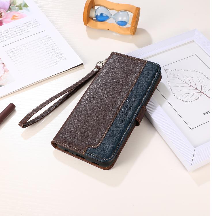 For iPhone 17 KHAZNEH Litchi Texture Leather RFID Phone Case(Brown) - free shipping - PMc TechLife - Order now!