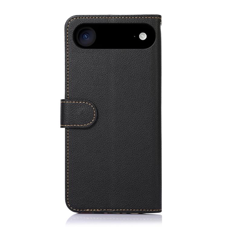 For iPhone 17 Air KHAZNEH Litchi Texture Leather RFID Phone Case(Black) - free shipping - PMc TechLife - Order now!