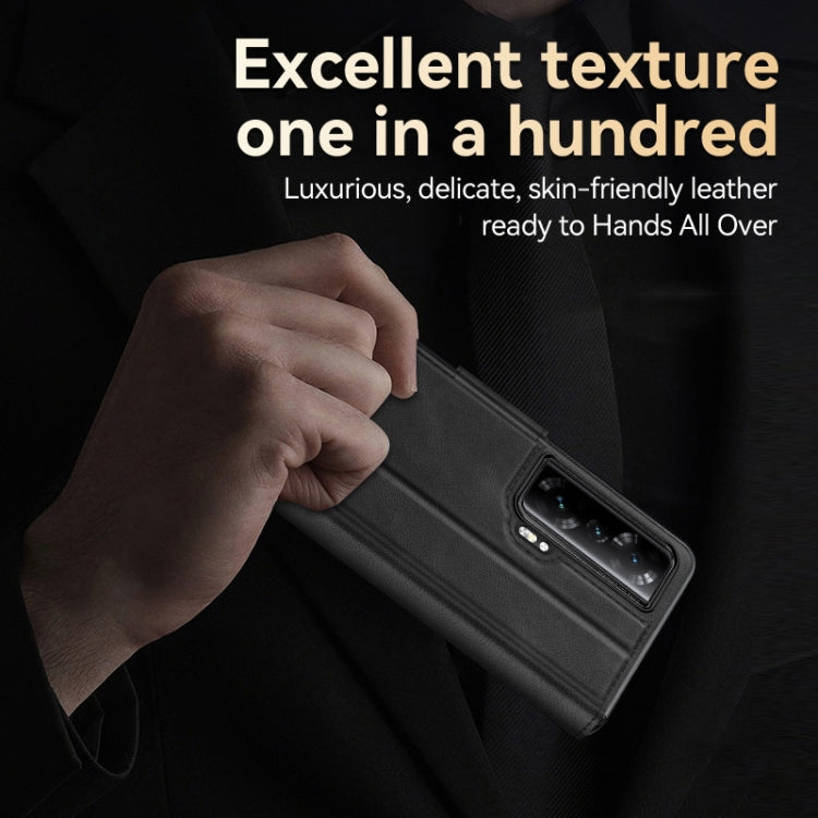 For Honor Magic Vs SULADA All-inclusive Magnetic Snap Flip Leather Phone Case(Black) - free shipping - PMC TechLife - Order now!