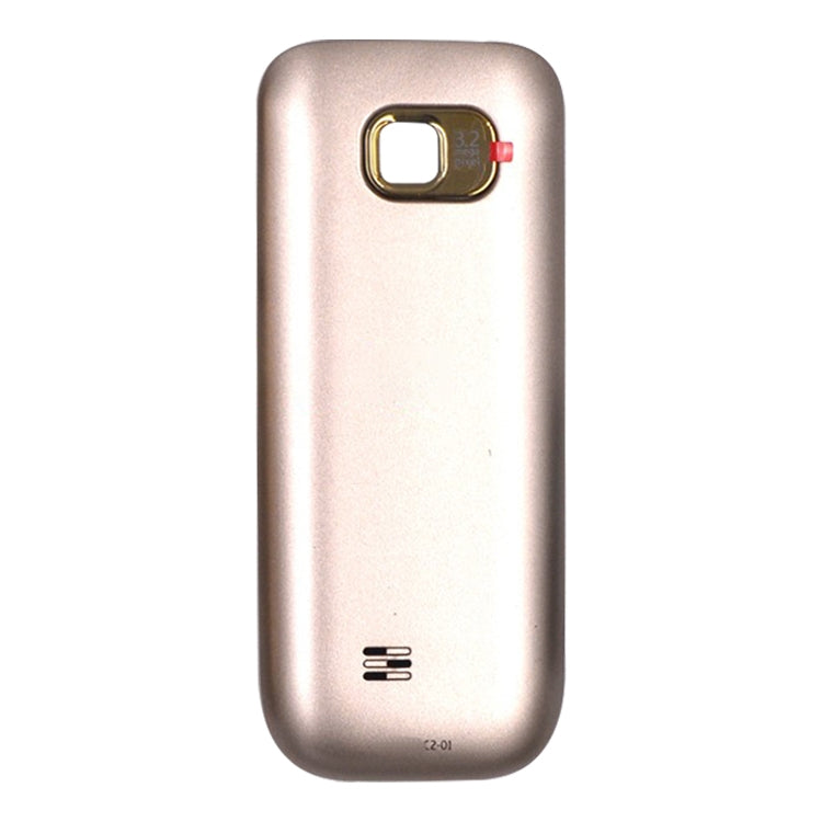 For Nokia c2-01 Full Housing Cover(Gold) - Full Housing Cover by PMC Jewellery | Online Shopping South Africa | PMC Jewellery