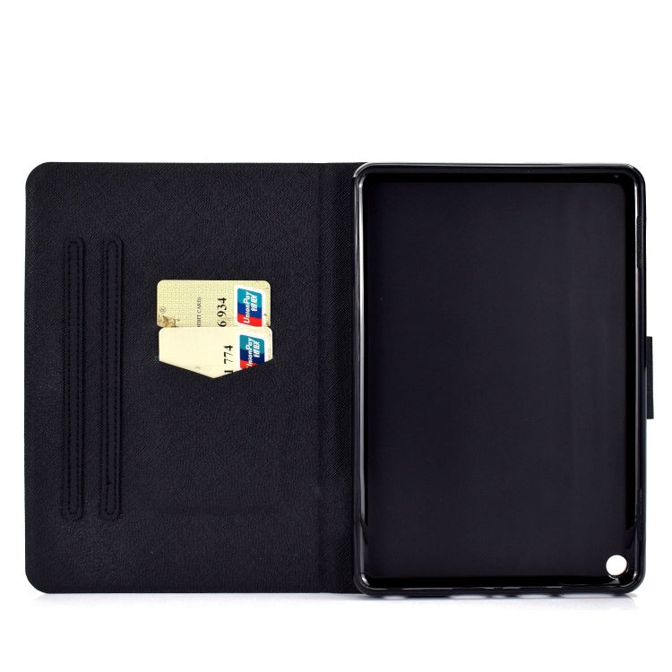 For Amazon Fire Max 11 2023 Colored Drawing Smart Leather Tablet Case(Arctic Fox) - Amazon by PMC TechLife | Online Shopping South Africa | PMC TechLife | Buy Now Pay Later Mobicred