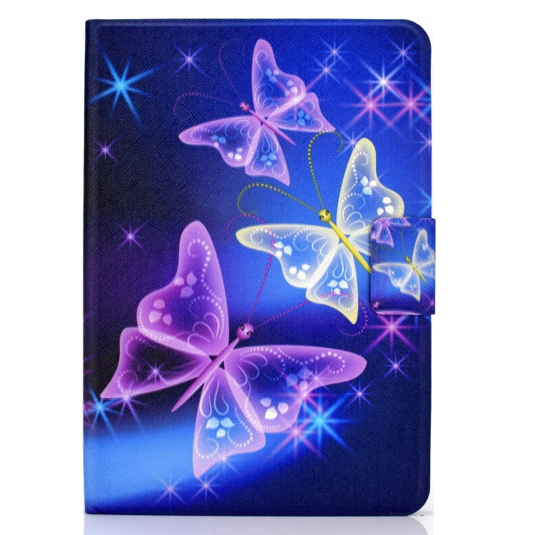 For Amazon Fire Max 11 2023 Colored Drawing Smart Leather Tablet Case(Starry Butterflies) - Amazon by PMC TechLife | Online Shopping South Africa | PMC TechLife | Buy Now Pay Later Mobicred