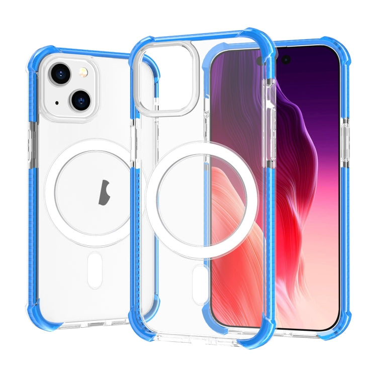 For iPhone 15 Acrylic Magsafe Magnetic Shockproof Phone Case(Blue) - free shipping - PMC TechLife - Order now!