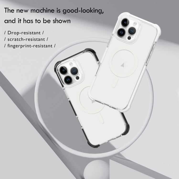 For iPhone 16 Acrylic Magsafe Magnetic Shockproof Phone Case(Transparent) - iPhone 16 Cases by PMC Jewellery | Online Shopping South Africa | PMC Jewellery | Buy Now Pay Later Mobicred