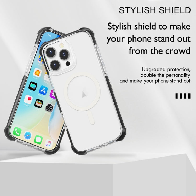 For iPhone 16e Acrylic Magsafe Magnetic Shockproof Phone Case(Red) - iPhone 16e Cases by PMC TechLife | Online Shopping South Africa | PMC TechLife | Buy Now Pay Later Mobicred