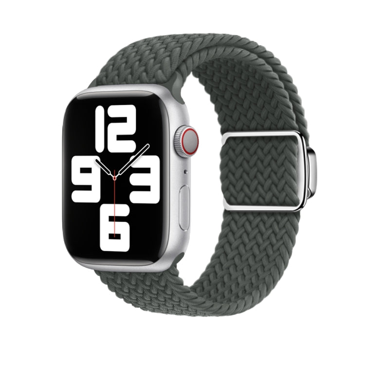 For Apple Watch Ultra 2 49mm Nylon Loop Magnetic Buckle Watch Band(Space Grey) - Watch Bands by PMC Jewellery | Online Shopping South Africa | PMC Jewellery | Buy Now Pay Later Mobicred