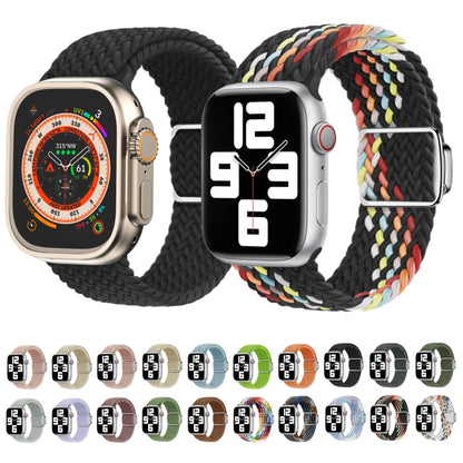 For Apple Watch Ultra 49mm Nylon Loop Magnetic Buckle Watch Band(Official Rainbow) - Watch Bands by PMC Jewellery | Online Shopping South Africa | PMC Jewellery | Buy Now Pay Later Mobicred