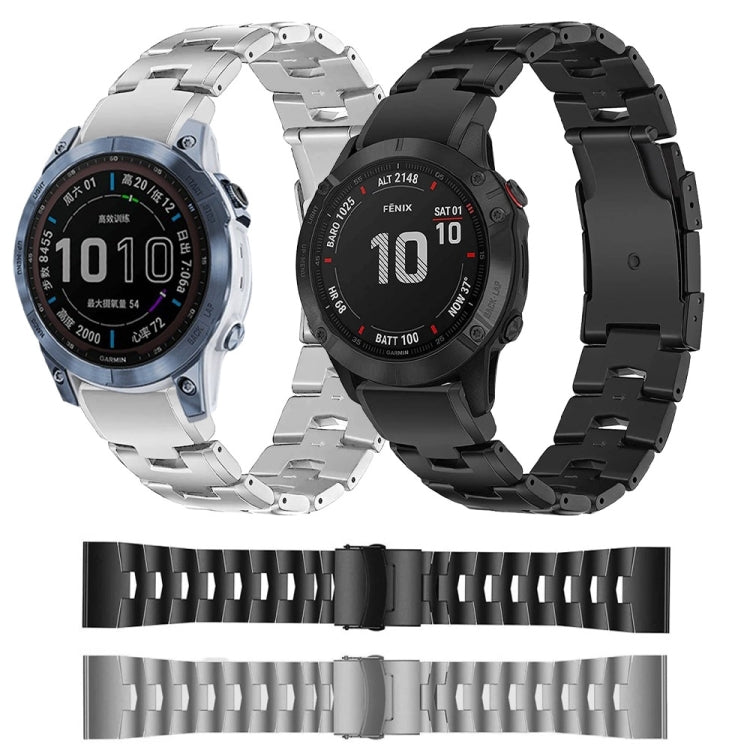 For Garmin Epix Pro 47mm Titanium Alloy Quick Release Watch Band(Titanium Gray) - Watch Bands by PMC Jewellery | Online Shopping South Africa | PMC Jewellery