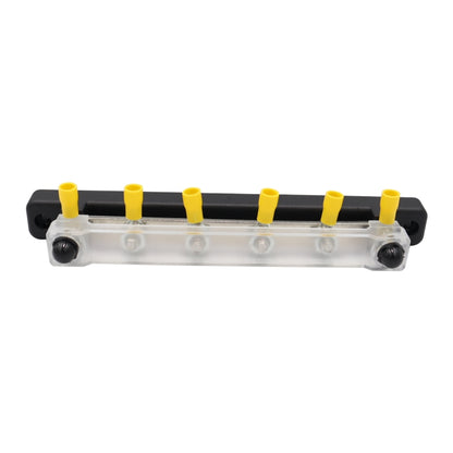 CP-3124 RV Yacht 150A High Current Single-row 4-way Busbar with 6pcs Terminals - Booster Cable & Clip by PMC Jewellery | Online Shopping South Africa | PMC Jewellery | Buy Now Pay Later Mobicred